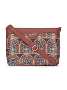 ZOUK Harmony Sling Bag | Crossbody Bags for Women | Women's Handbags | Stylish | Vegan Leather Evening Bag | Travel & Office Use | Purse and Wallet